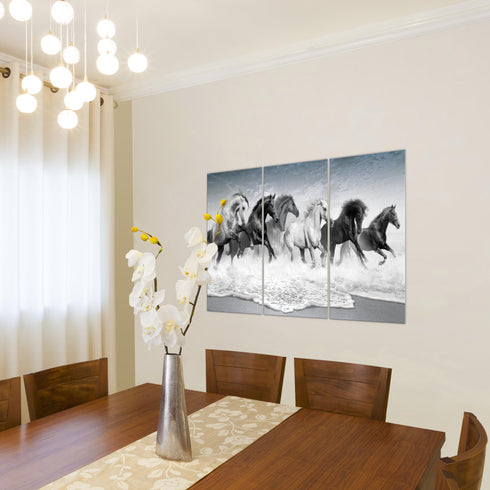 Wandbilder Wohnzimmer XXL Pferde Moderne Bilder Tiere